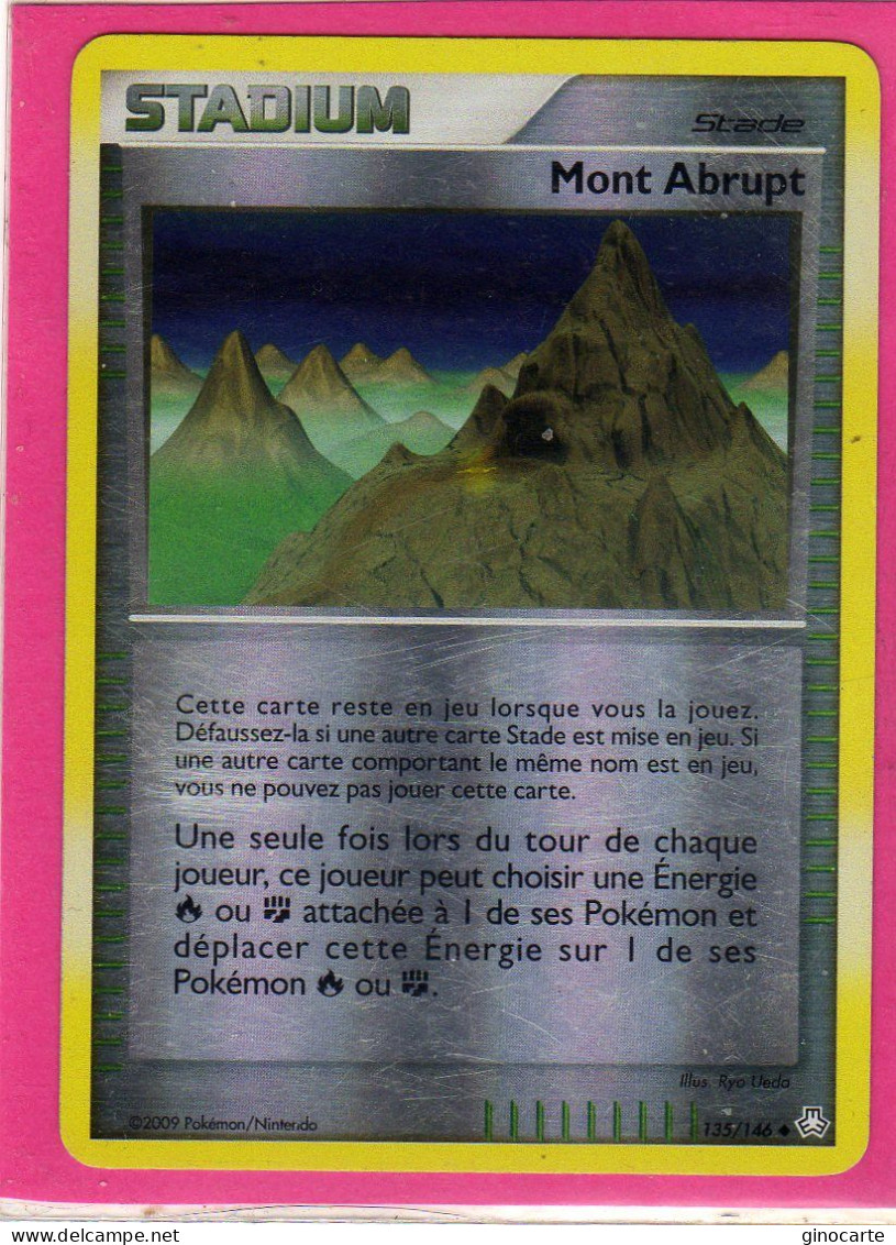 Carte Pokemon 2009 Diamant Et Perle Eveil De Legende 135/146 Mont Abrupt Brillante Neuve - Diamante Y Perla