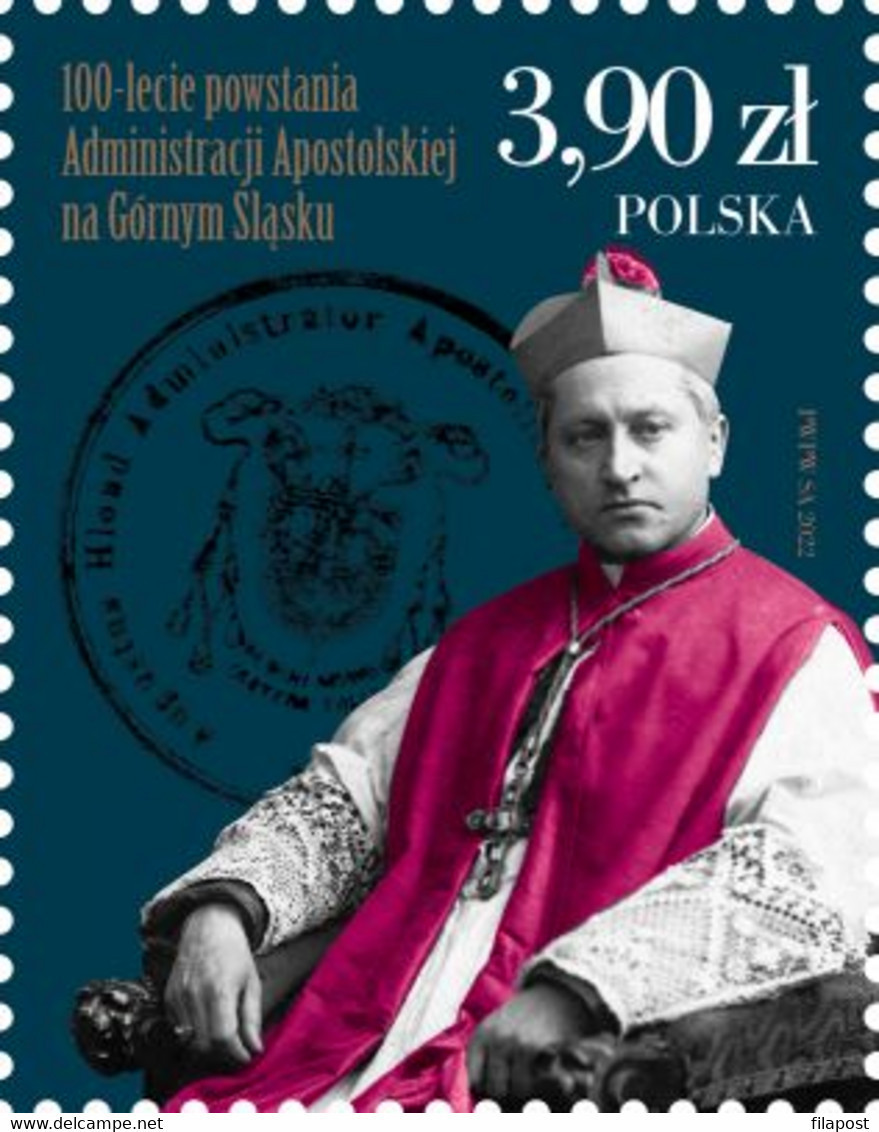 Poland 2022 / 100th Anniversary Of The Apostolic Administration In Upper Silesia, August Hlond / Stamp MNH** New!!! - Neufs