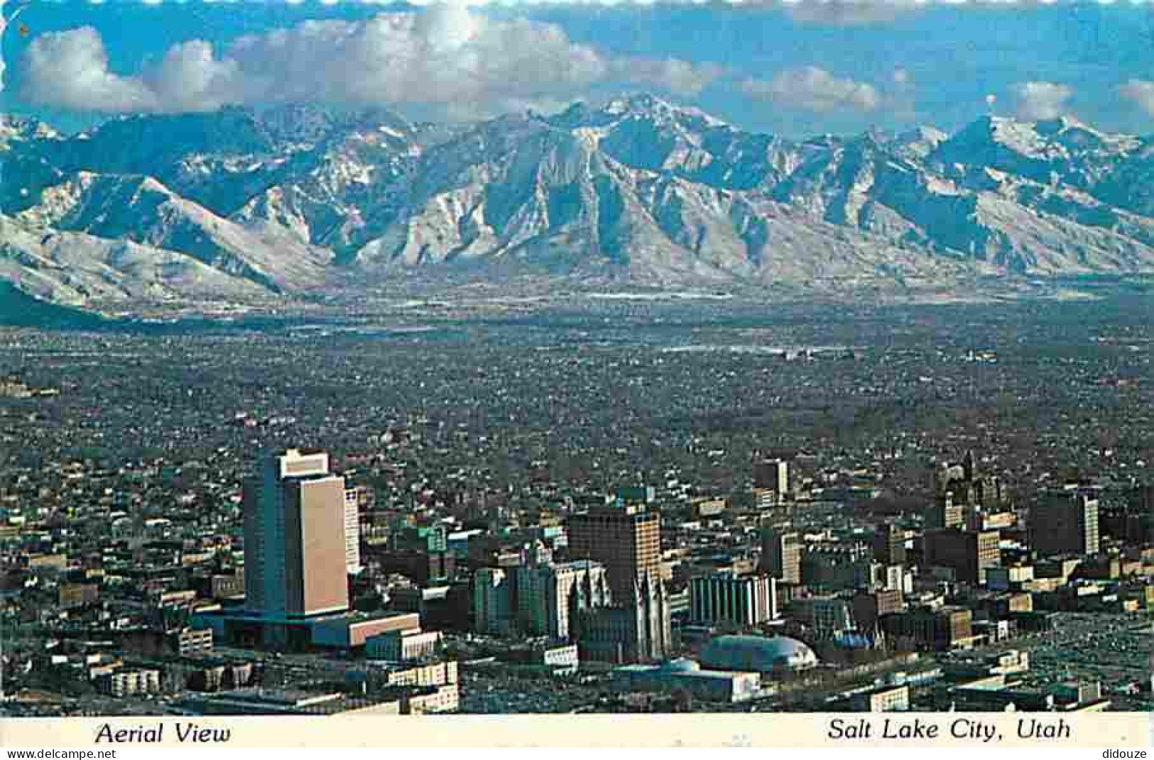 Etats Unis - Salt Lake City - Utah - Aerial View - CPM - Voir Scans Recto-Verso - Salt Lake City