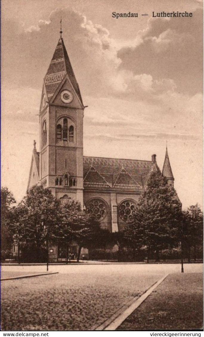 ! Alte Ansichtskarte Berlin Spandau, Lutherkirche - Spandau