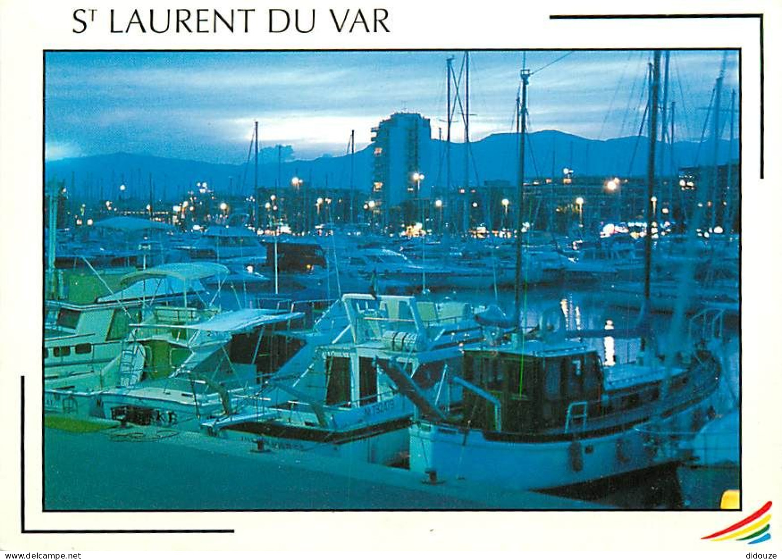06 - Saint Laurent Du Var - Le Port - Bateaux - Vue De Nuit - CPM - Voir Scans Recto-Verso - Saint-Laurent-du-Var
