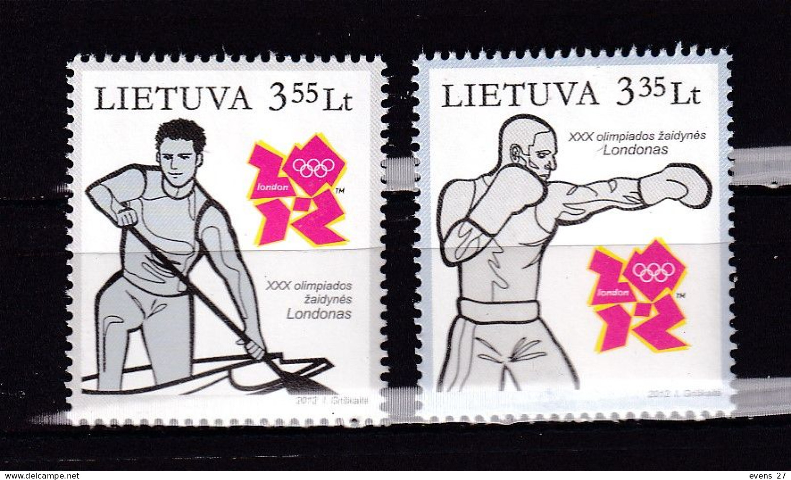 LTHUANIA-2012-OLYMPICS LONDON-MNH - Zomer 2012: Londen