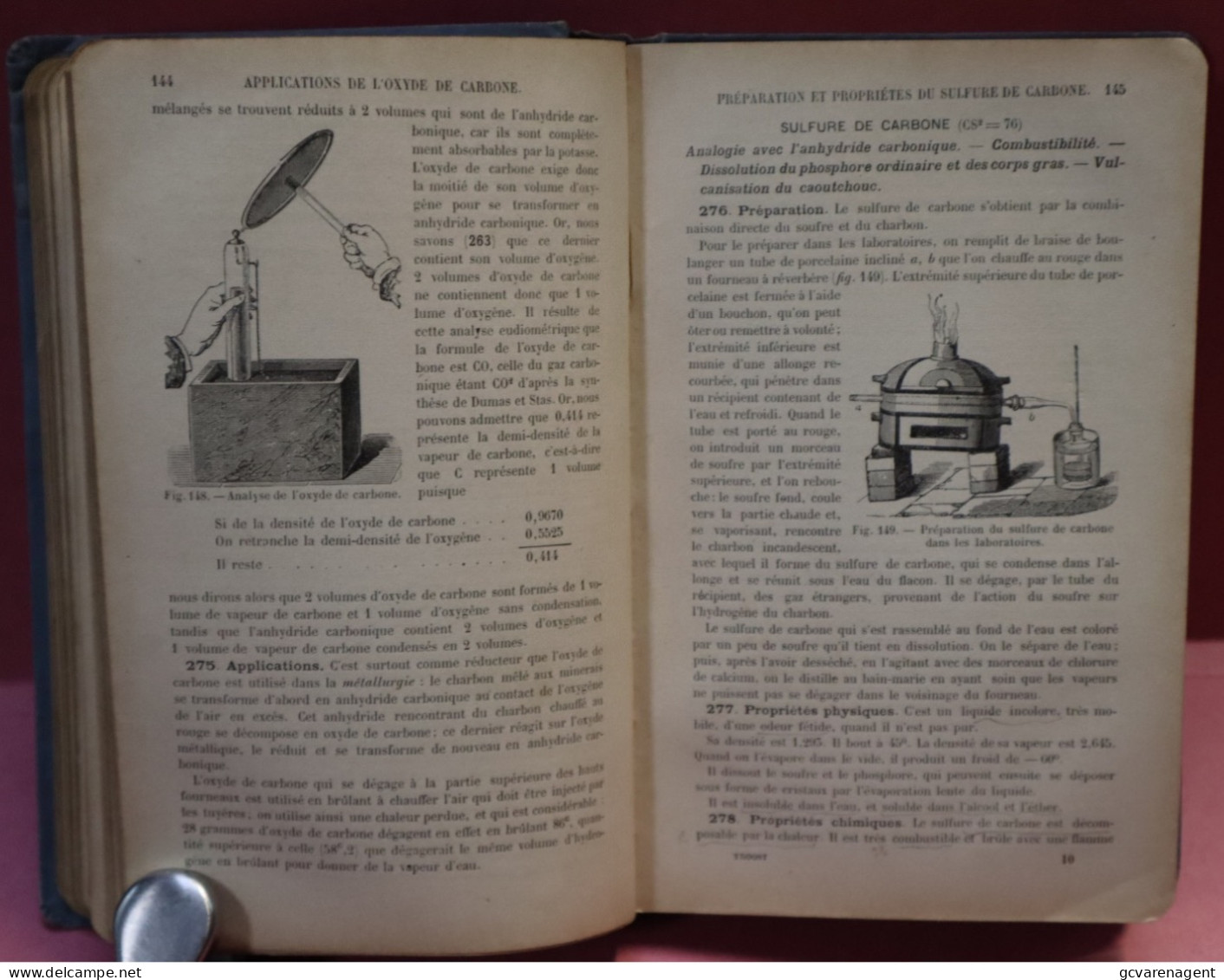 PRECIS DE CHIMIE - L.TROOST 1900 - BON ETAT - 380 PAGES =  18 X 13 CM  VOIR IMAGES