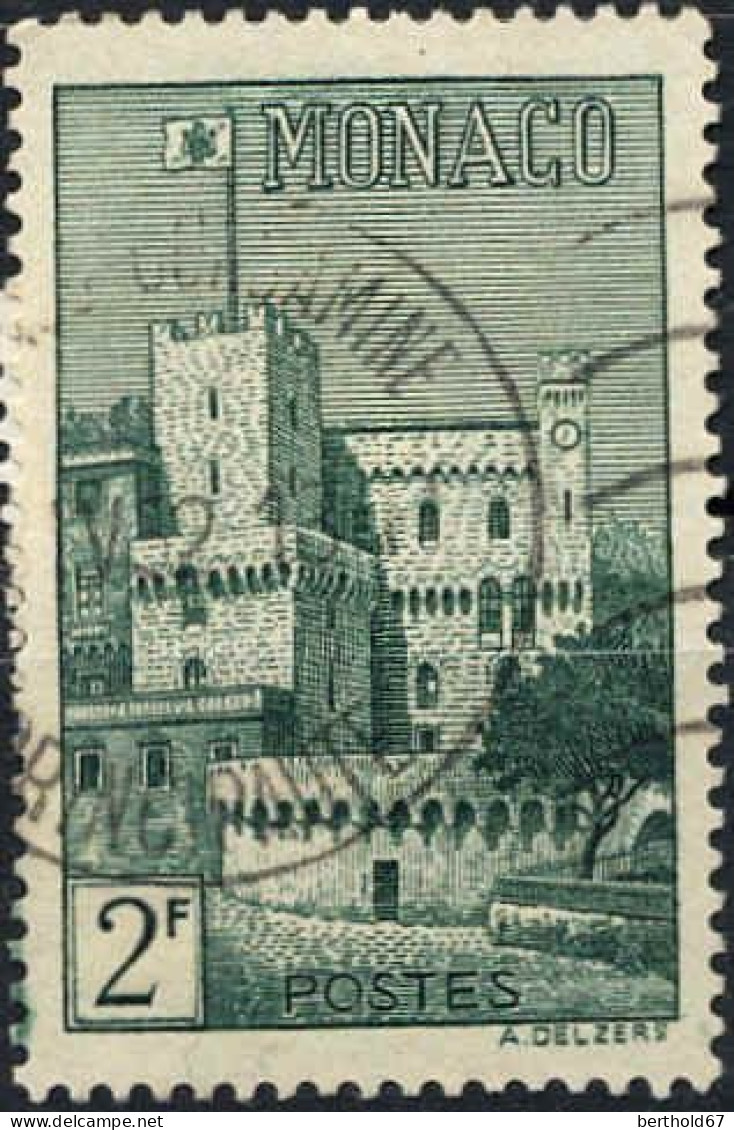 Monaco Poste Obl Yv: 277 Mi:235 Palais Princier (TB Cachet Rond) - Used Stamps