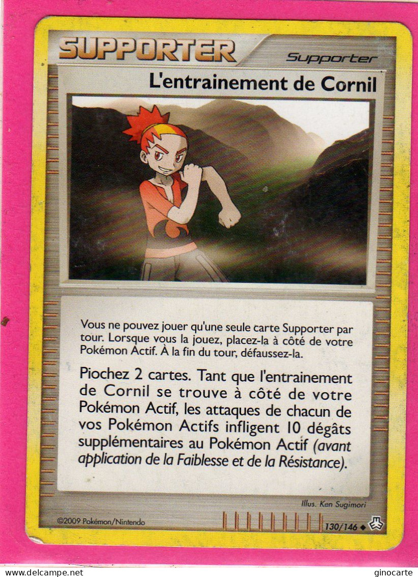 Carte Pokemon 2009 Diamant Et Perle Eveil De Legende 130/146 L'entrainement Cornil Occasion - Diamante Y Perla