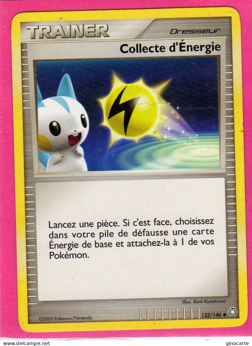 Carte Pokemon 2009 Diamant Et Perle Eveil De Legende 132/146 Collecte D'energie Bon Etat - Diamond & Pearl 
