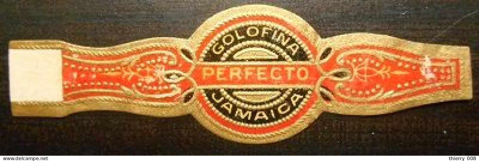 U46 Bague Bagues Cigare Cigares  Golofina Jamaica Perfecto  1 Pièce(s) - Sigarenbandjes