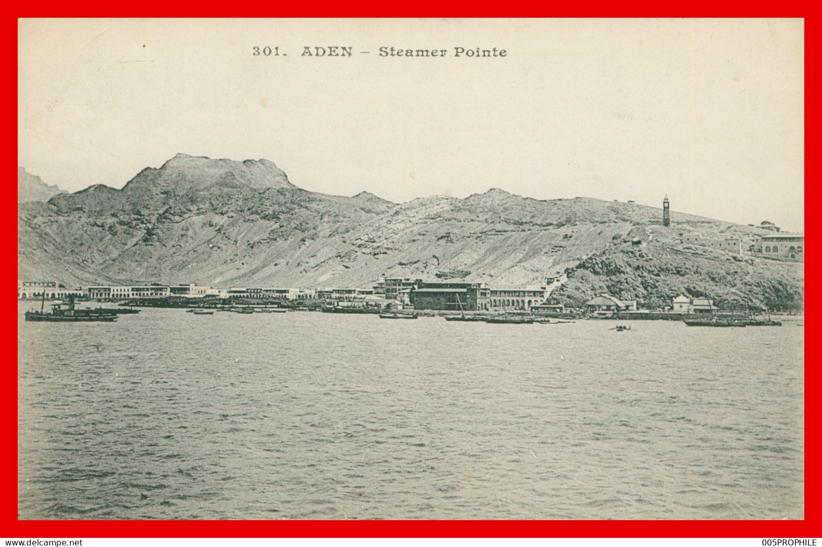 * Yémen * Aden * Steamer Pointe - 301 - Messageries Maritimes - Jemen