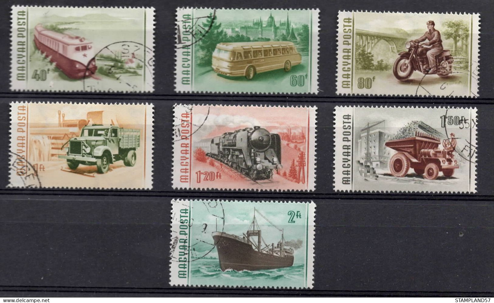 Timbres Thèmes Transport - Camions