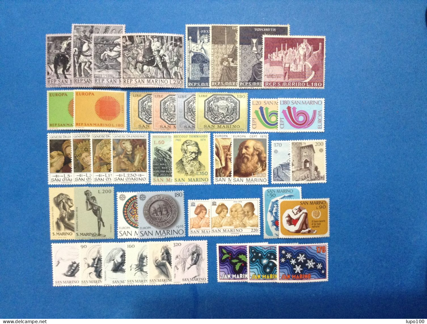 San Marino Lotto Da 15 Serie Complete Nuove Mnh** 43 Francobolli - Collections, Lots & Series