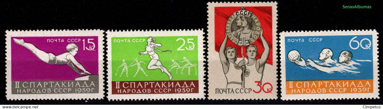 1959 USSR CCCP   Mi 2249-52  MNH/** - Unused Stamps