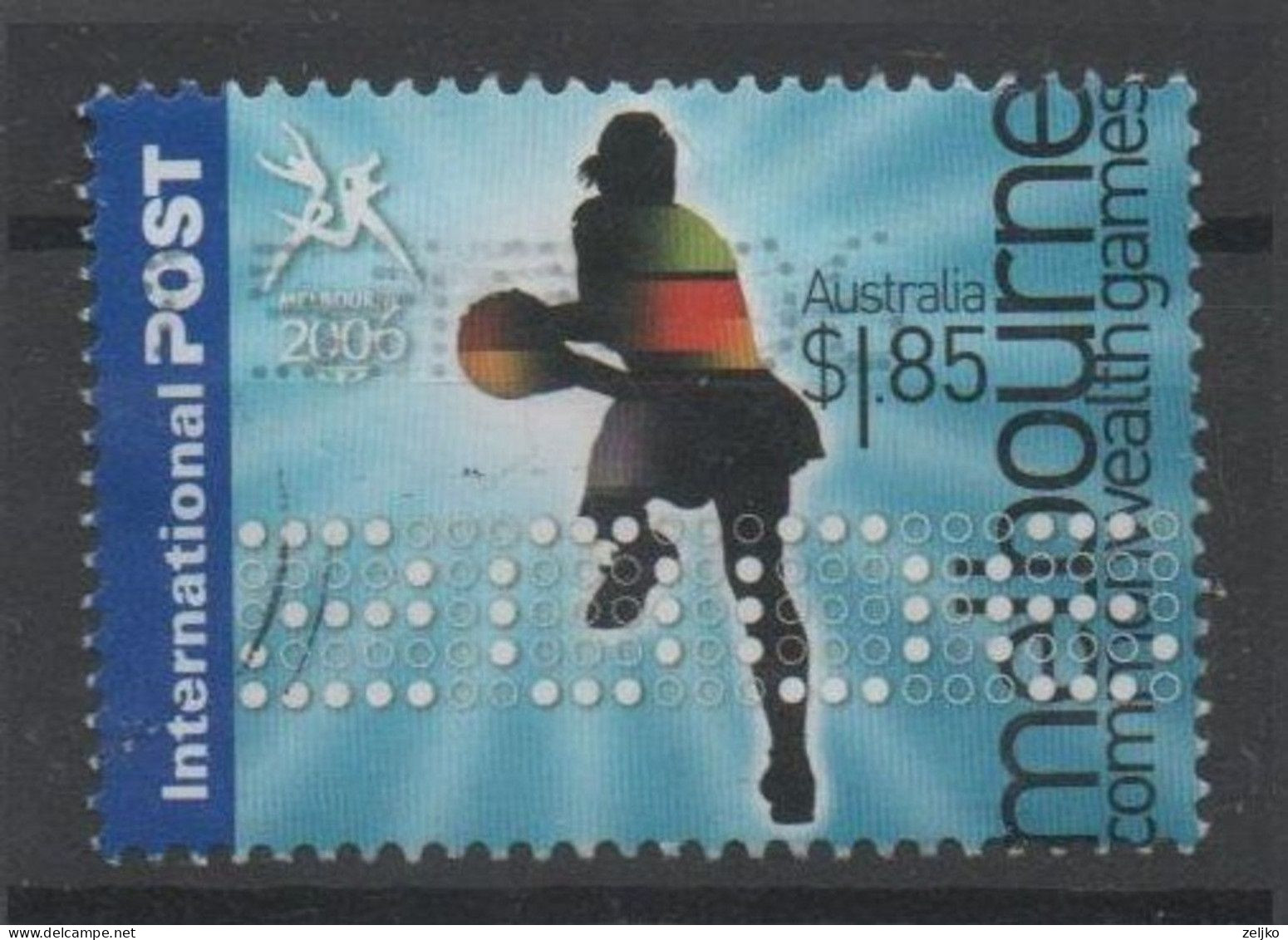 Australia, Used, 2006, Michel 2529, Commonwealth Games, Sport, Basketball - Used Stamps
