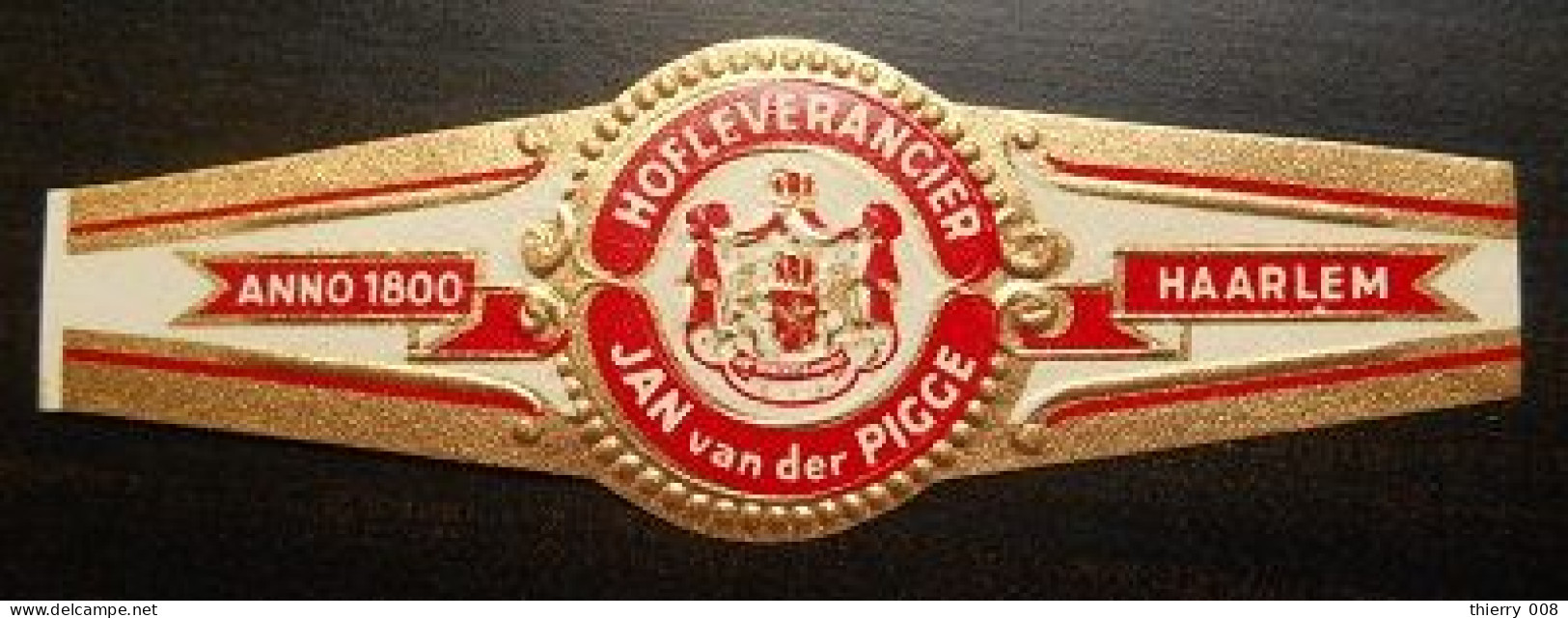 U99 Bague Bagues Cigare Cigares  Hofleverancier Jan Van Der Pigge Haarlem Anno 1800  1 Pièce(s) - Cigar Bands