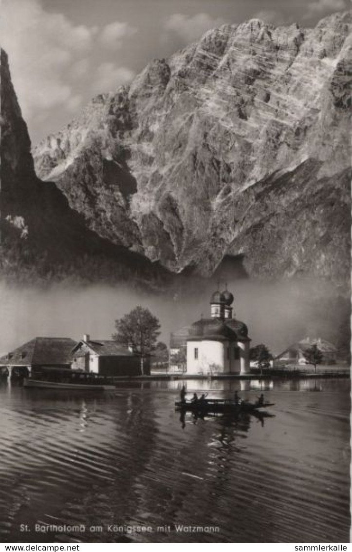 70134 - Schönau - St. Bartholomä - Am Königssee Mit Watzmann - 1960 - Berchtesgaden