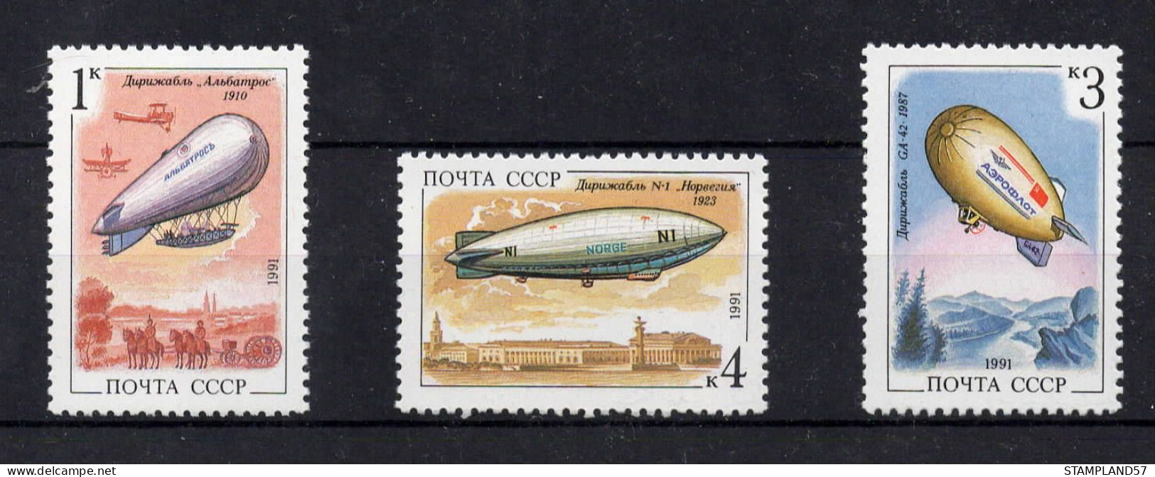 Timbres Thèmes Transport Zeppelins - Zeppelins