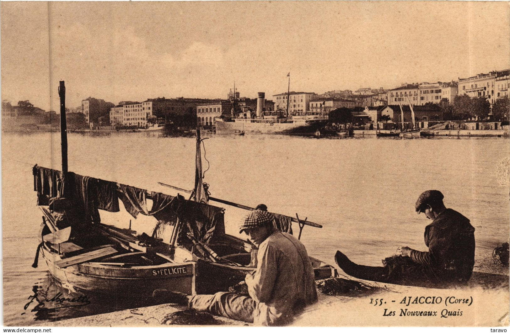 CORSE - - Les Nouveaux Quais - Pêcheurs De La "Ste Félicité" - Ajaccio