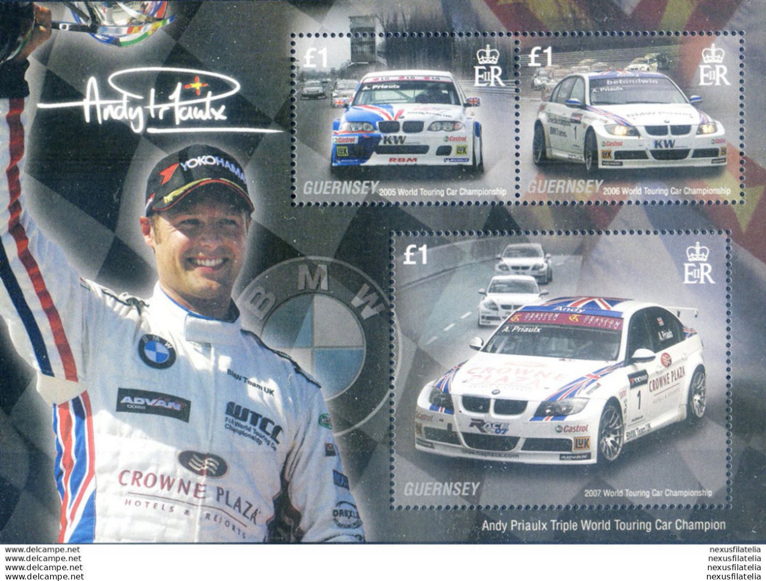 Sport. Automobilismo. Andy Priaulx  2008. - Guernsey