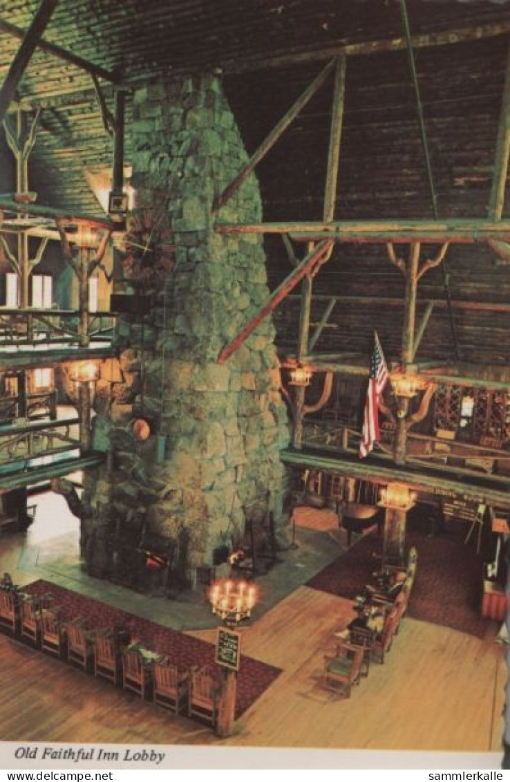 49266 - USA - Yellowstone National Park - Old Faithful Inn Lobby - Ca. 1980 - Yellowstone