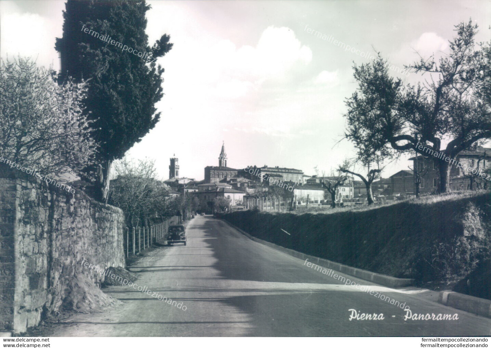 Z281 Cartolina Pienza Panorama  Provincia Di Siena - Siena