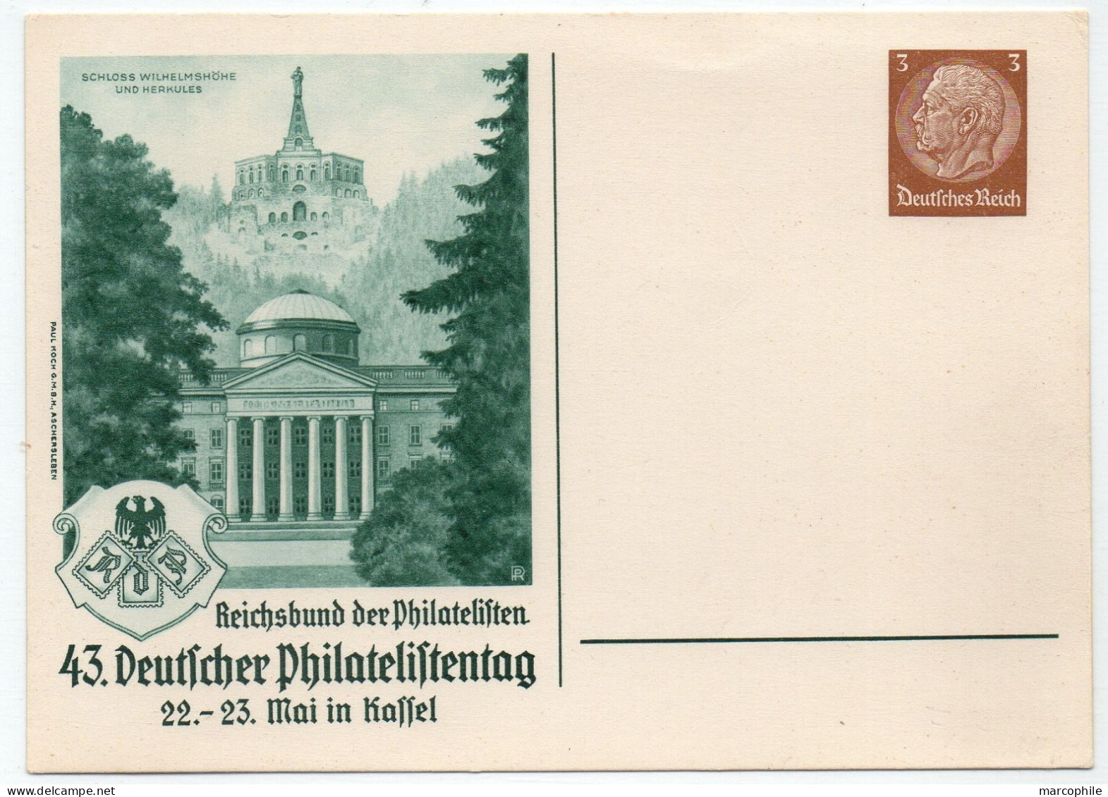 ALLEMAGNE - III REICH /  ENTIER POSTAL PRIVE ILLUSTRE (ref 8764m) - Entiers Postaux Privés