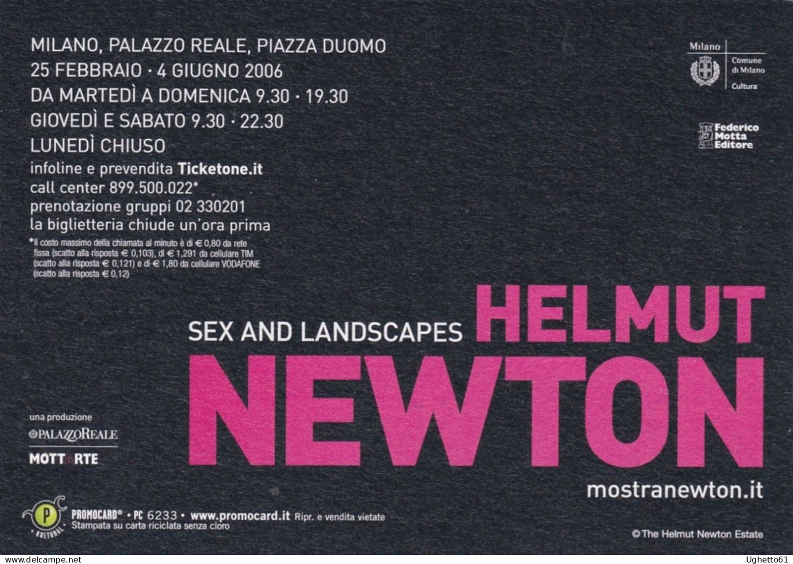 Helmut Newton - Sex And Landscapes - Milano - Palazzo Reale 2006 - Betogingen