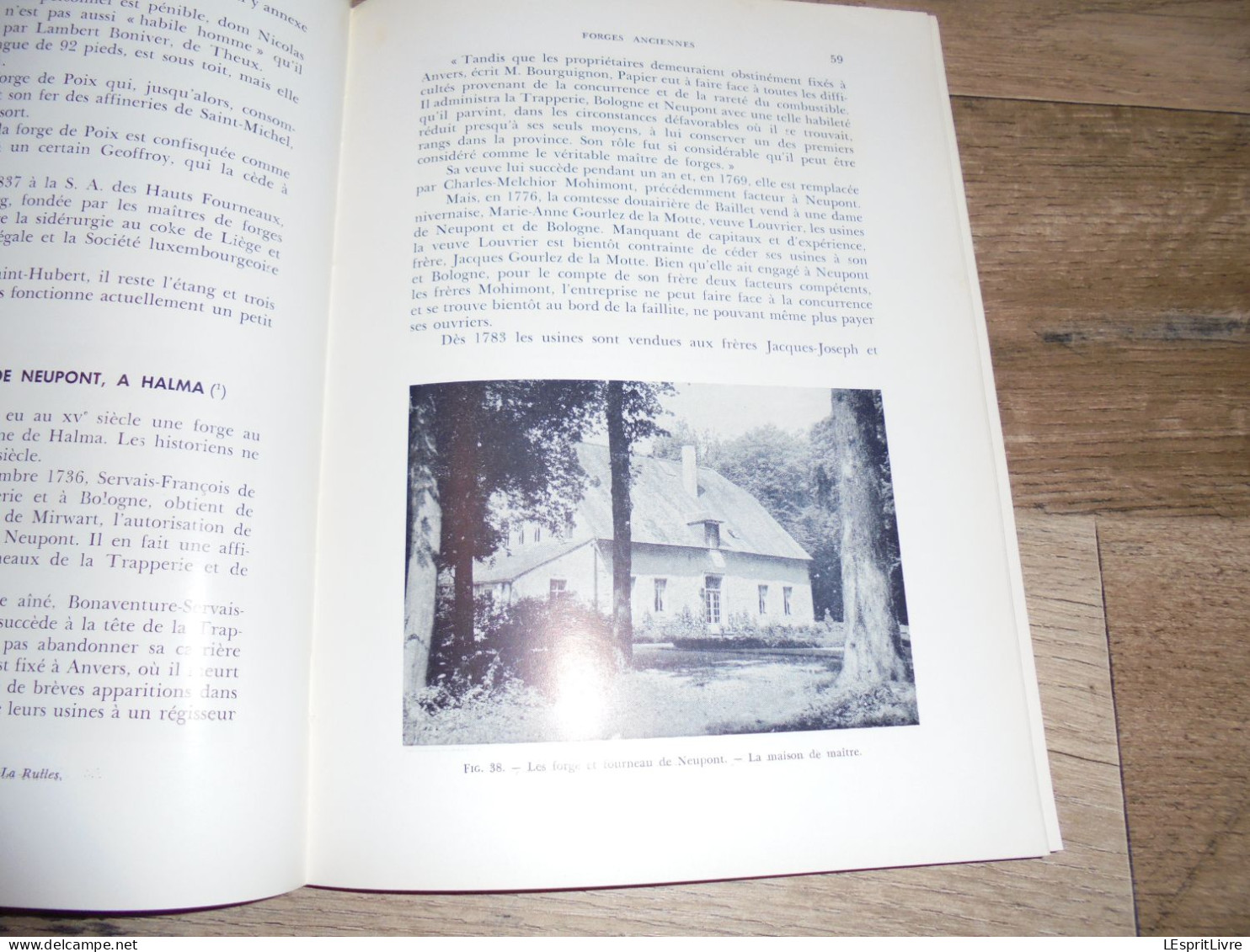 FORGES ANCIENNES Régionalisme Industrie du Fer Fenderie Maka Hauts Fourneaux Lobbes Orval Couvin Vennes Yvoir Muno Gaume