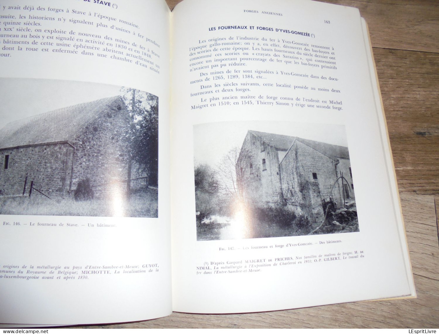 FORGES ANCIENNES Régionalisme Industrie du Fer Fenderie Maka Hauts Fourneaux Lobbes Orval Couvin Vennes Yvoir Muno Gaume