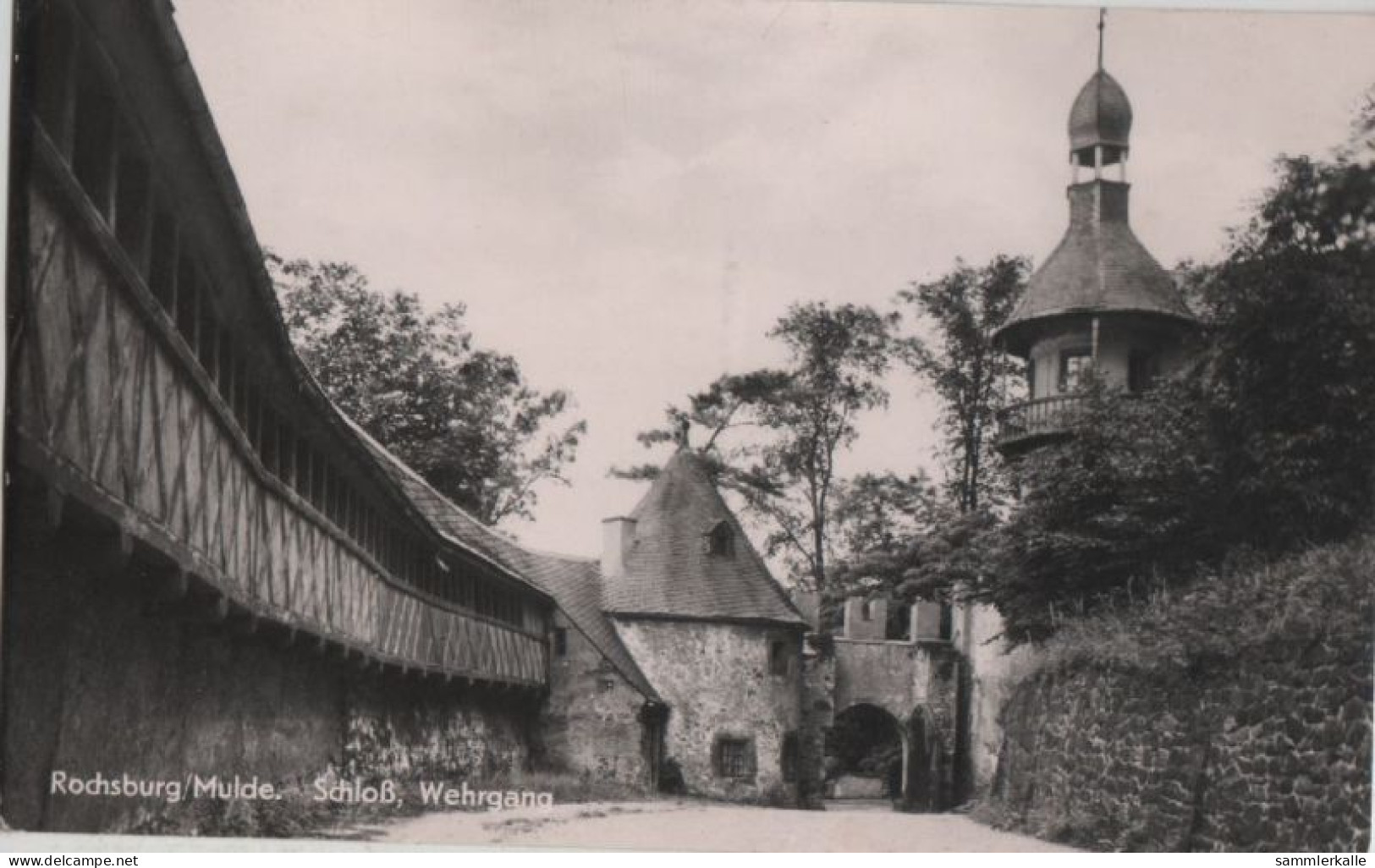 107958 - Lunzenau-Rochsburg - Schloss, Wehrgang - Lunzenau
