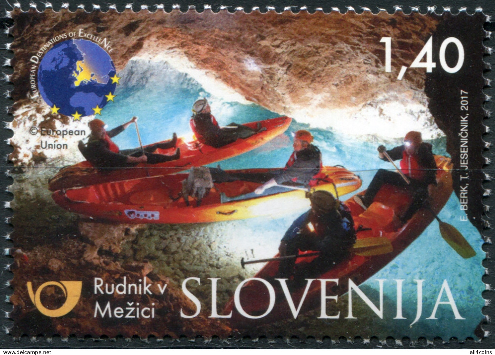 Slovenia 2017. Tourism - Mežica Mine (MNH OG) Stamp - Slovénie