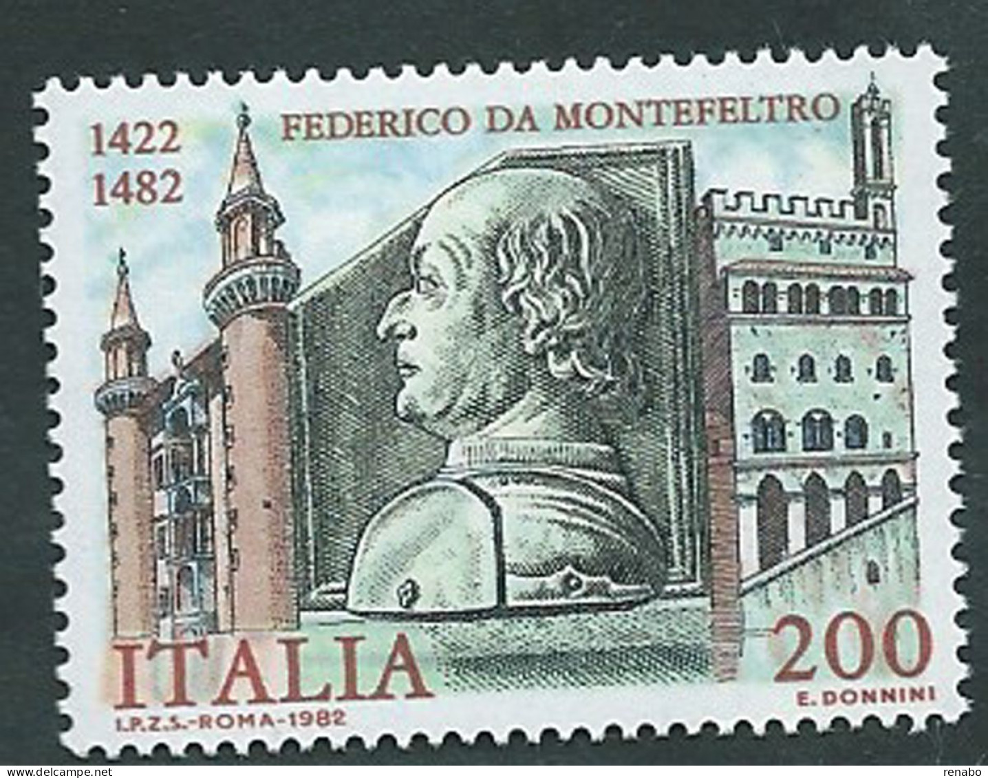 Italia, Italy, Italien, Italie 1982; Monumenti Del Centro Storico Di Urbino, Patrimonio Dell’ UNESCO. New. - Monumentos