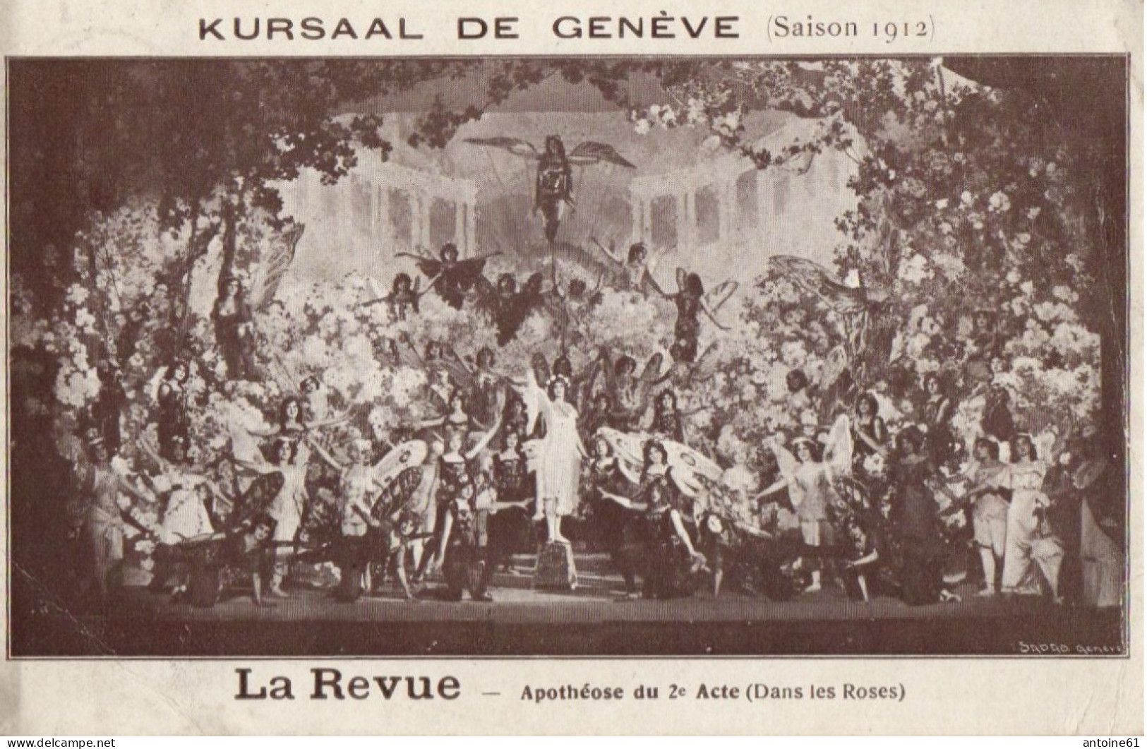 GENEVE -- Kursaal - La Revue - Apotheose Du 2 Eme Acte - Dans Les Roses - Genève