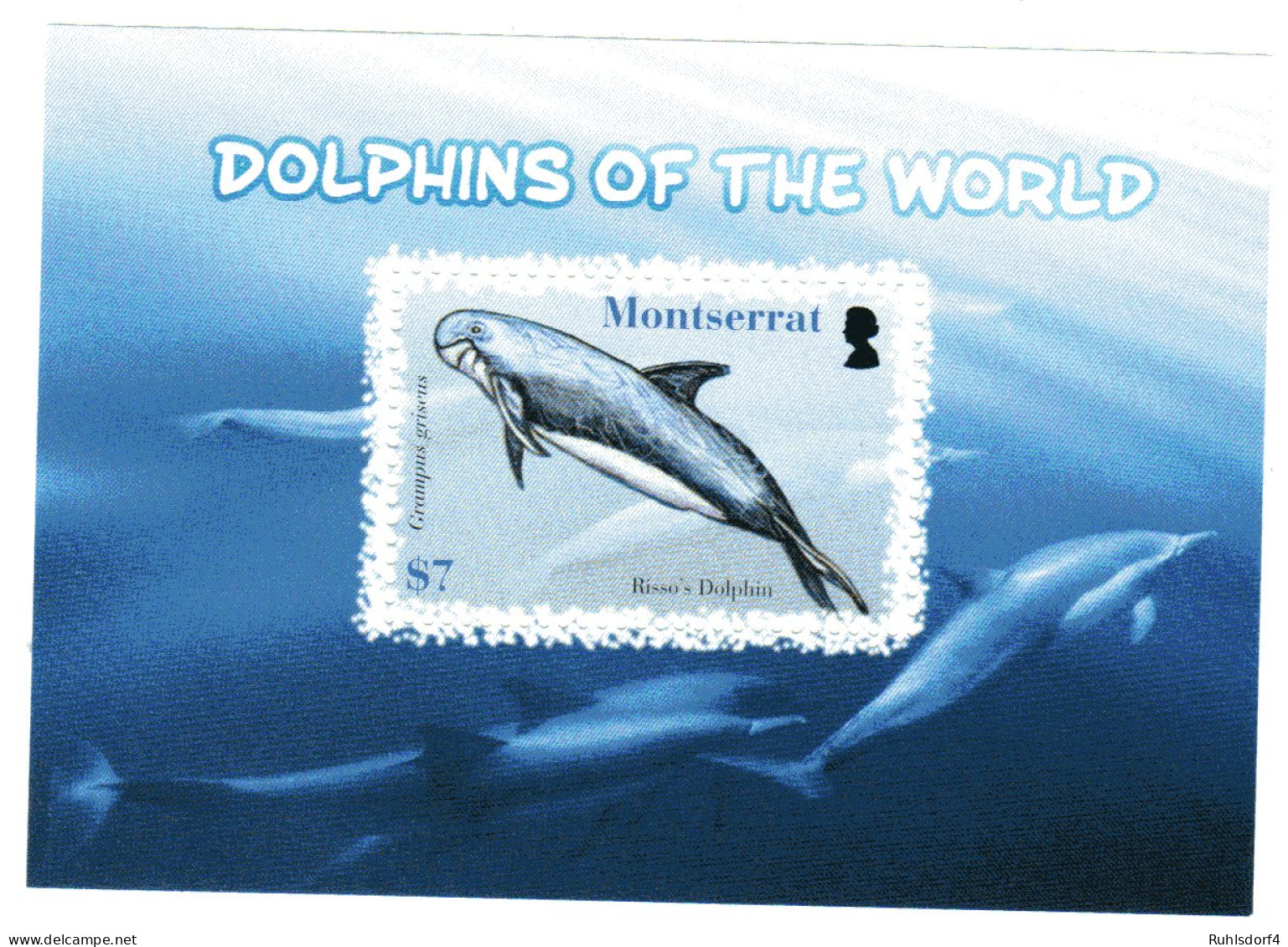 Montserrat Block Delfine Der Welt - Walvissen