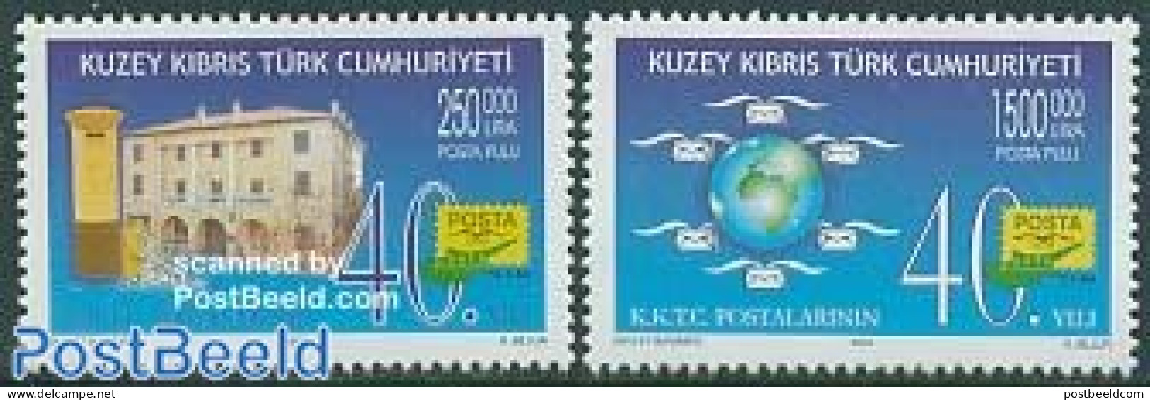 Turkish Cyprus 2004 Post 2v, Mint NH, Various - Post - Maps - Posta