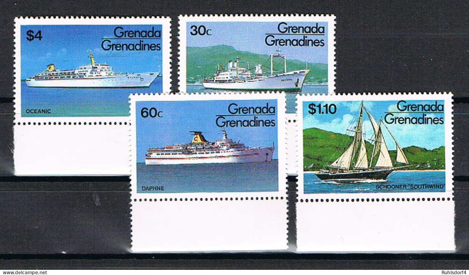 Grenada/Gren.: Schiffe; Satz Und Block - Maritime