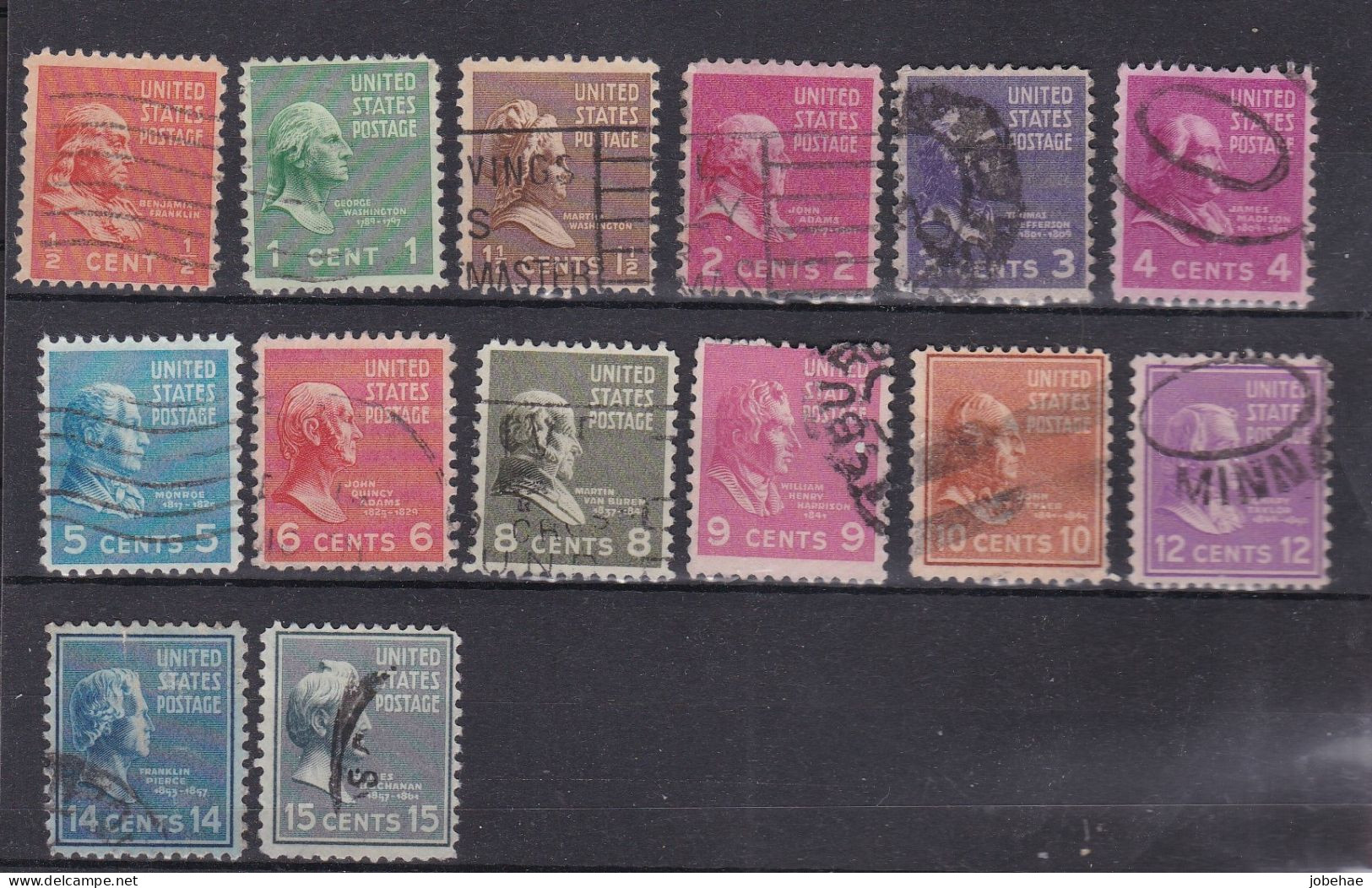 Etats-Unis D'Amerique YT° 368-399 - Used Stamps