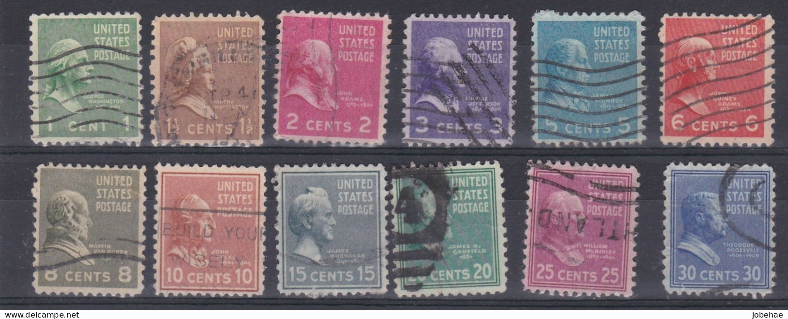 Etats-Unis D'Amerique YT° 368-399 - Used Stamps