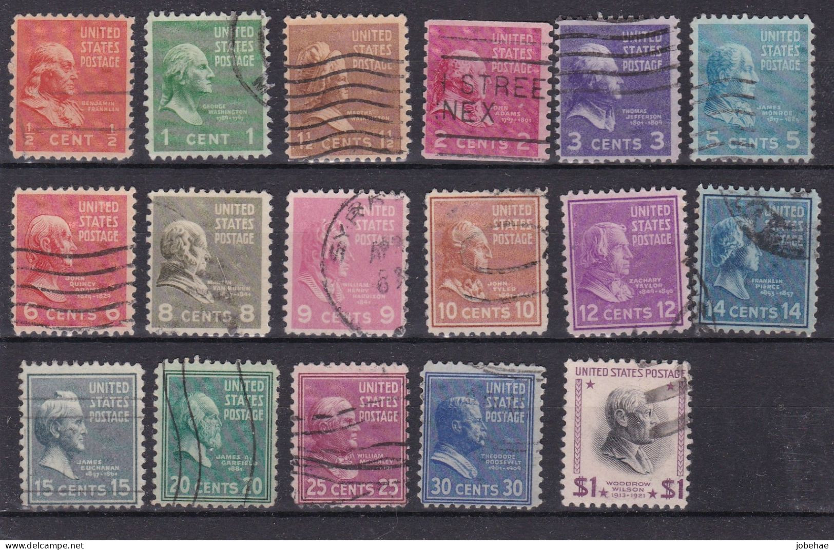 Etats-Unis D'Amerique YT° 368-399 - Used Stamps