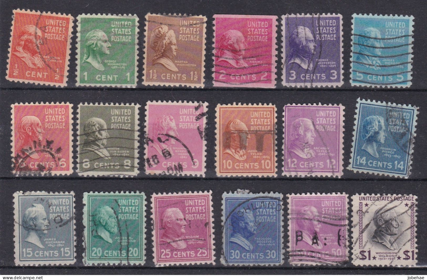 Etats-Unis D'Amerique YT° 368-399 - Used Stamps