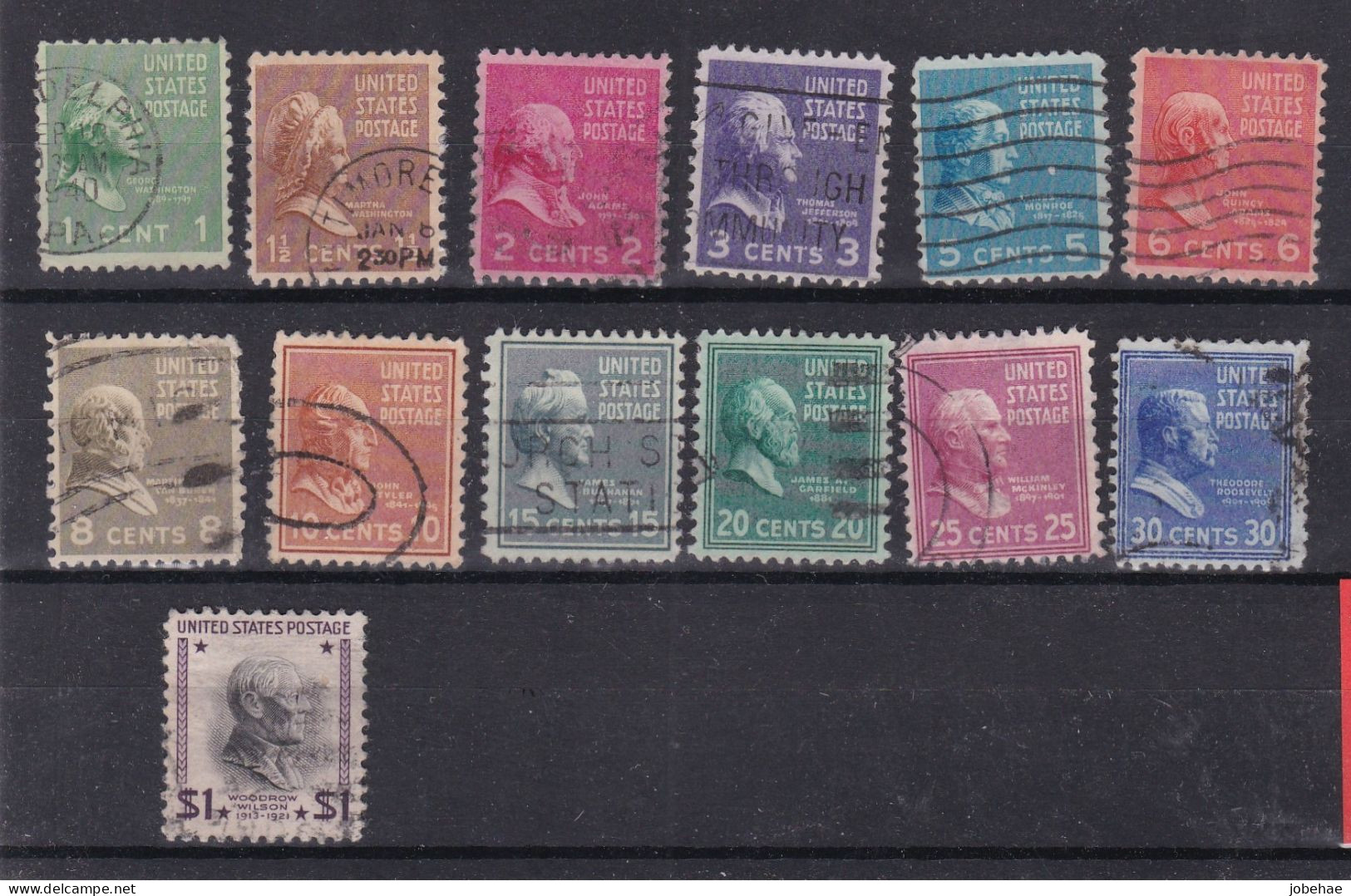 Etats-Unis D'Amerique YT° 368-399 - Used Stamps