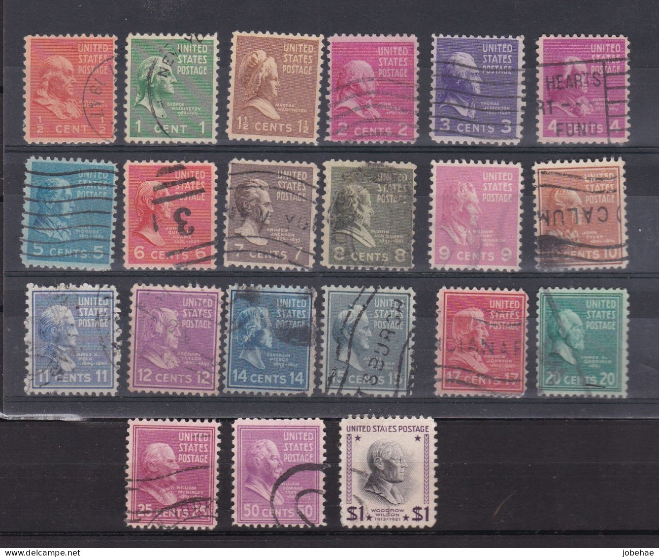 Etats-Unis D'Amerique YT° 368-399 - Used Stamps