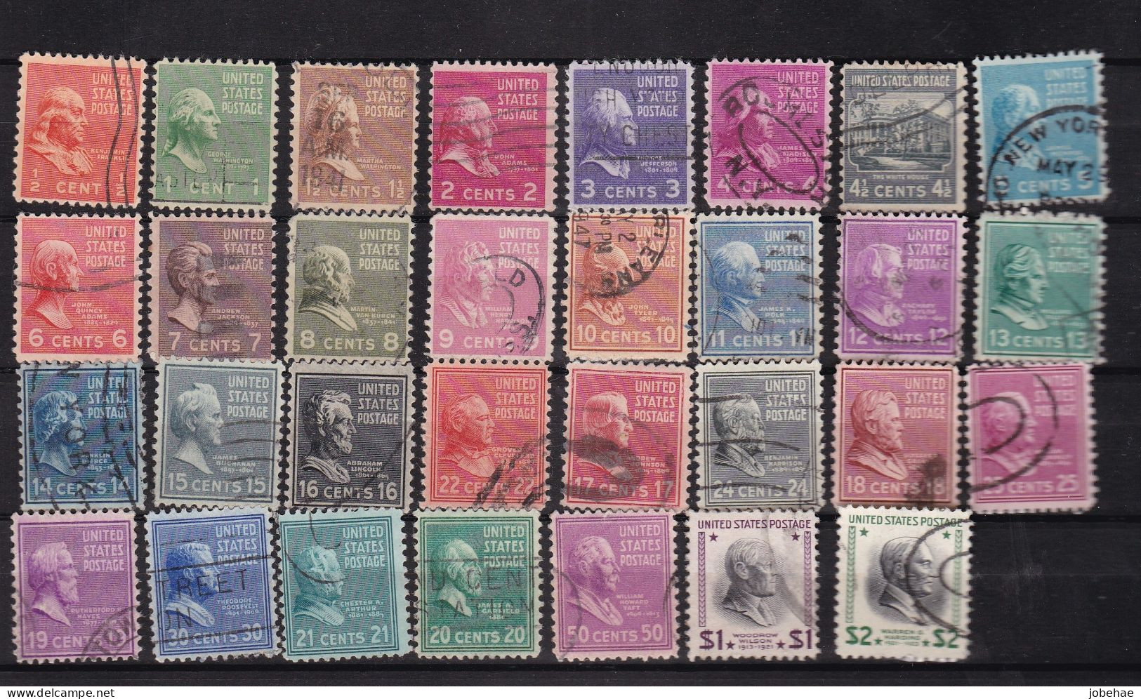 Etats-Unis D'Amerique YT° 368-399 - Used Stamps