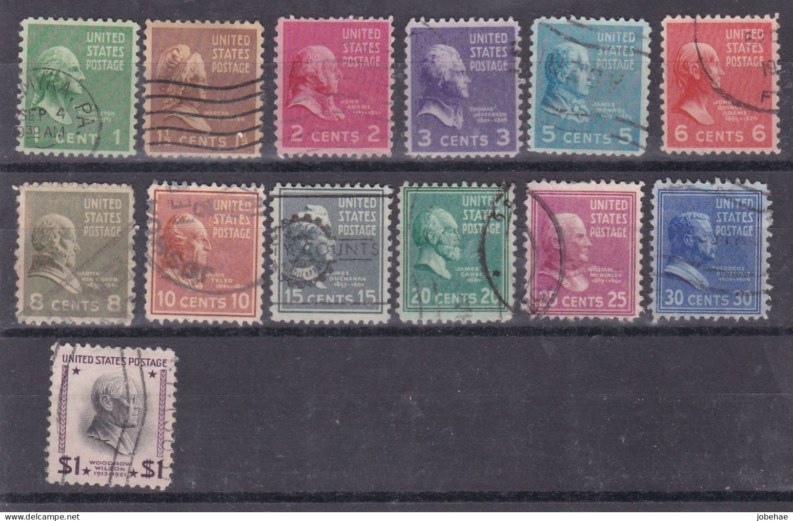 Etats-Unis D'Amerique YT° 368-399 - Used Stamps