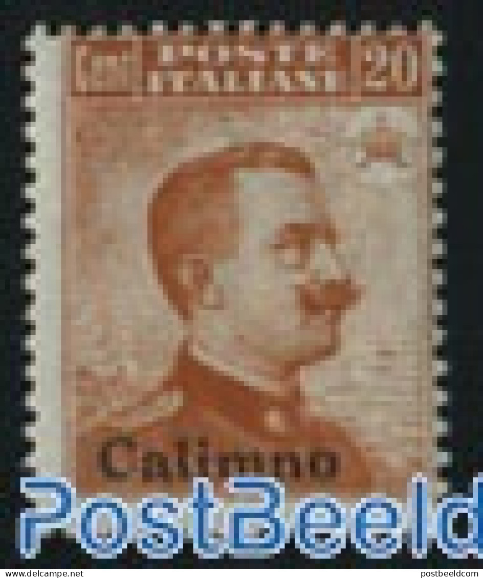 Aegean Islands 1912 Calimno, Definitive No WM 1v, Mint NH - Ägäis