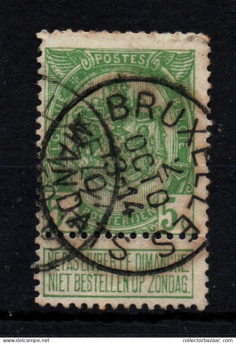 Belgium Belgique Bruxelles MANDATS Used Stamps Son Sotn Postmarks Obliteration - 1893-1907 Coat Of Arms