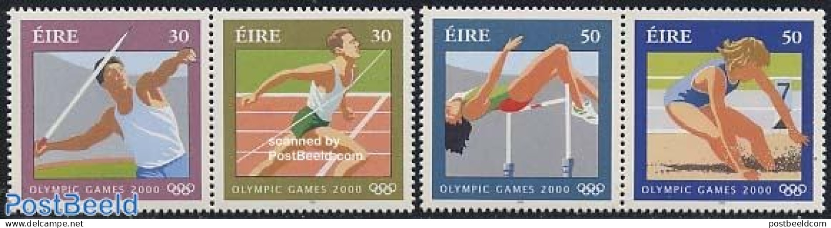 Ireland 2000 Olympic Games Sydney 2x2v [:], Mint NH, Sport - Athletics - Olympic Games - Ungebraucht