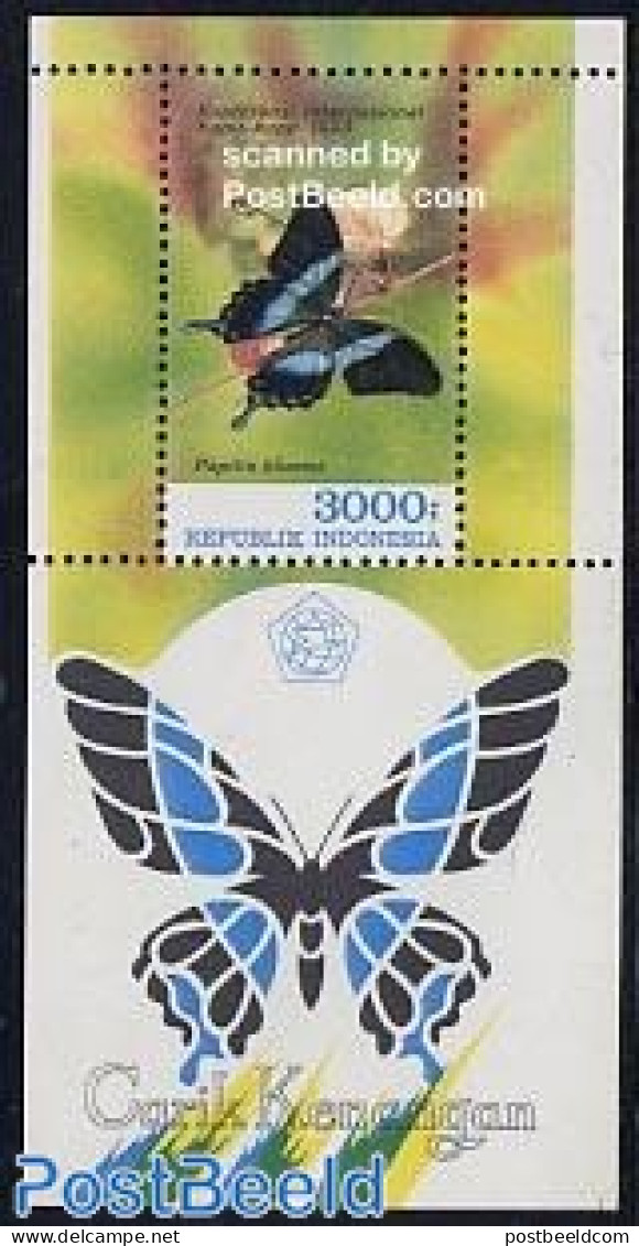 Indonesia 1993 Butterfly Conference S/s, Mint NH, Nature - Butterflies - Indonesia