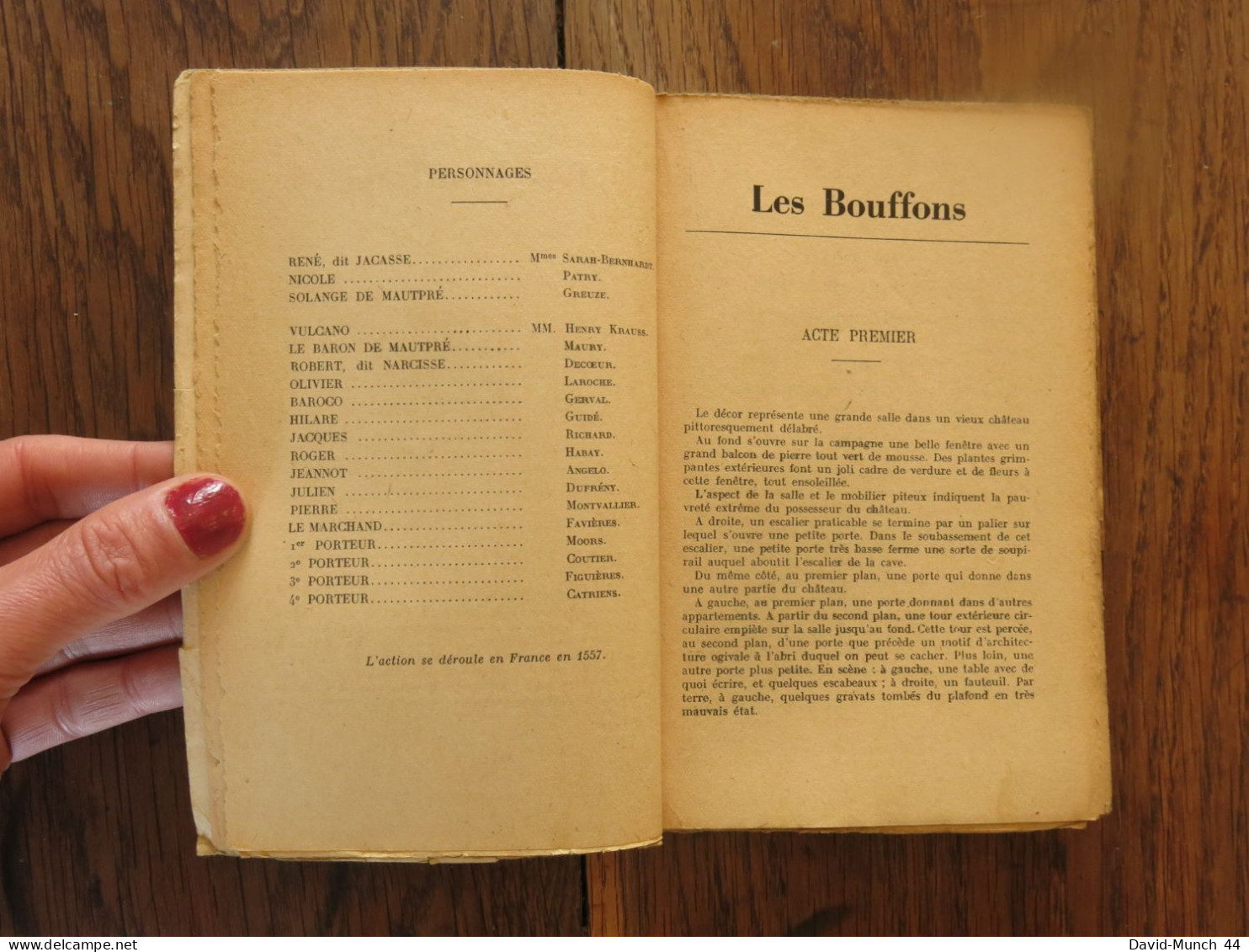 Les Bouffons, Pièce En Quatre Actes En Vers De Miguel Zamacois. Ernest Flammarion, éditeur. 1943 - Französische Autoren