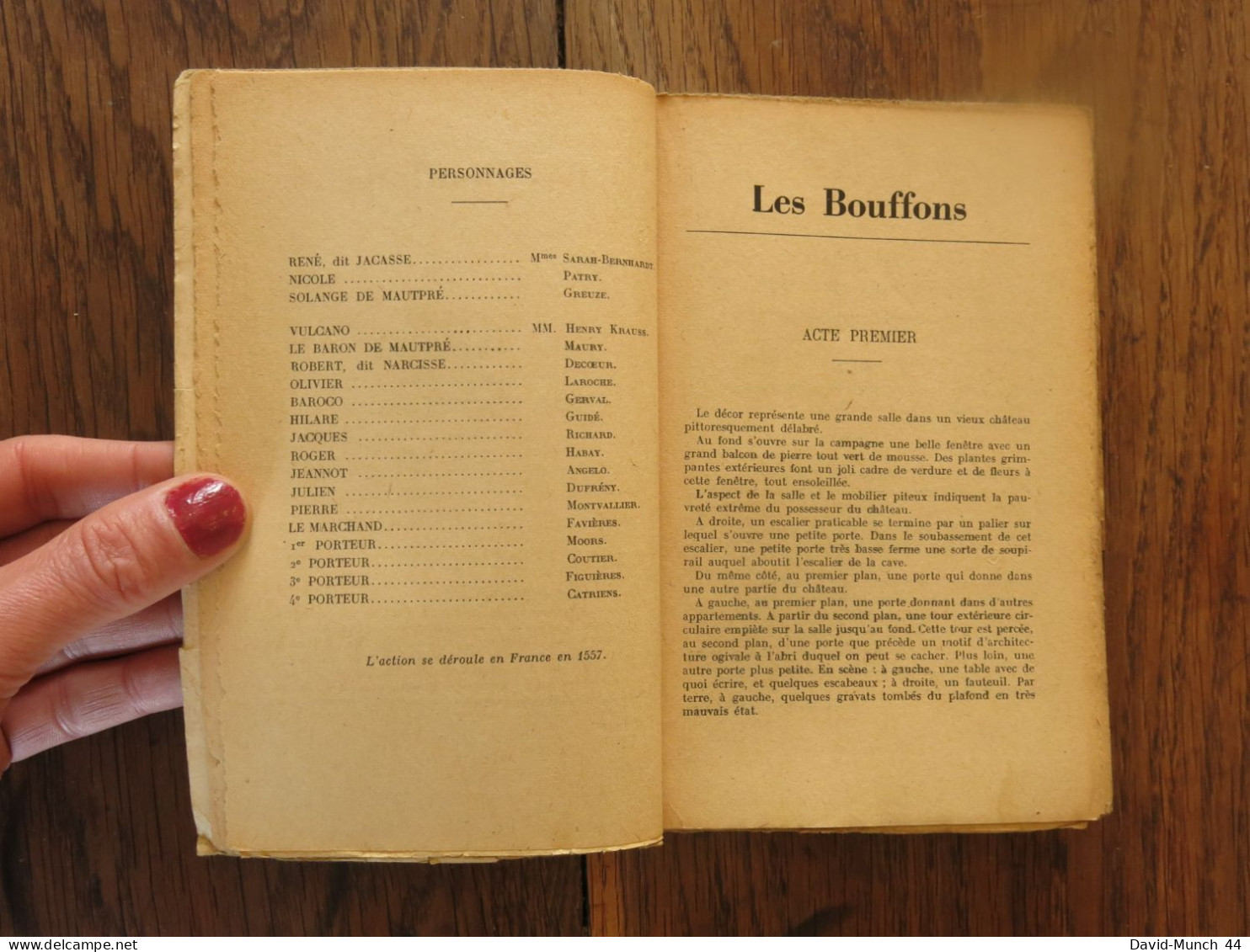 Les Bouffons, Pièce En Quatre Actes En Vers De Miguel Zamacois. Ernest Flammarion, éditeur. 1943 - Autores Franceses