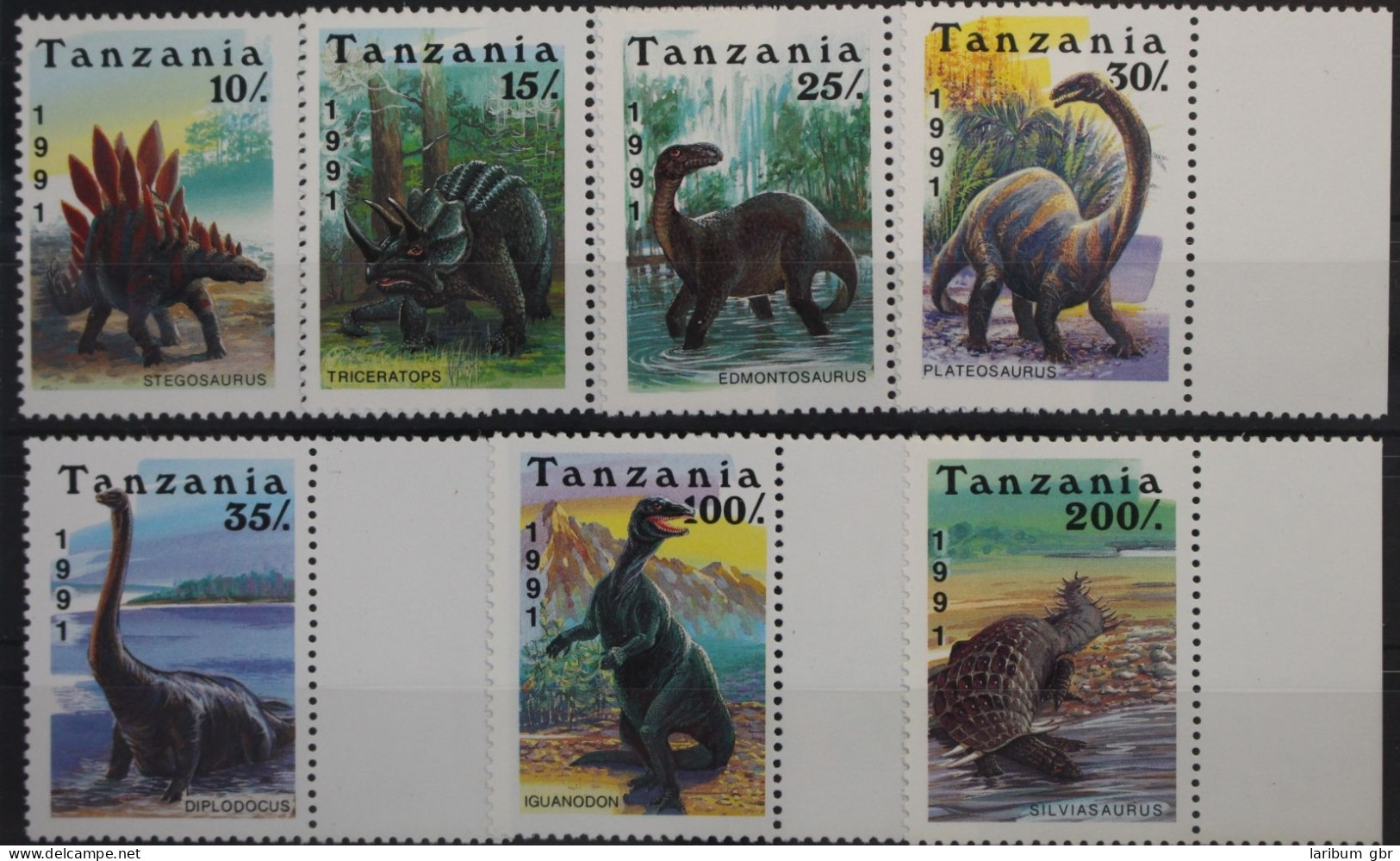 Tansania 854-860 Postfrisch #WX756 - Tanzanie (1964-...)