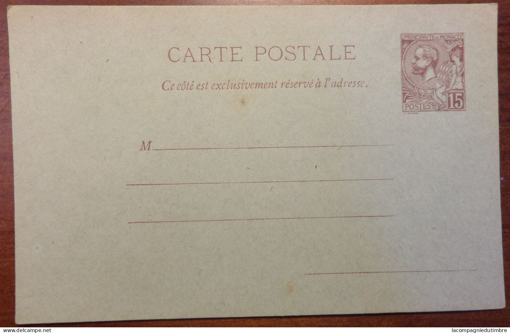 Monaco Entier Postal Ancien Neuf. TB - Entiers Postaux